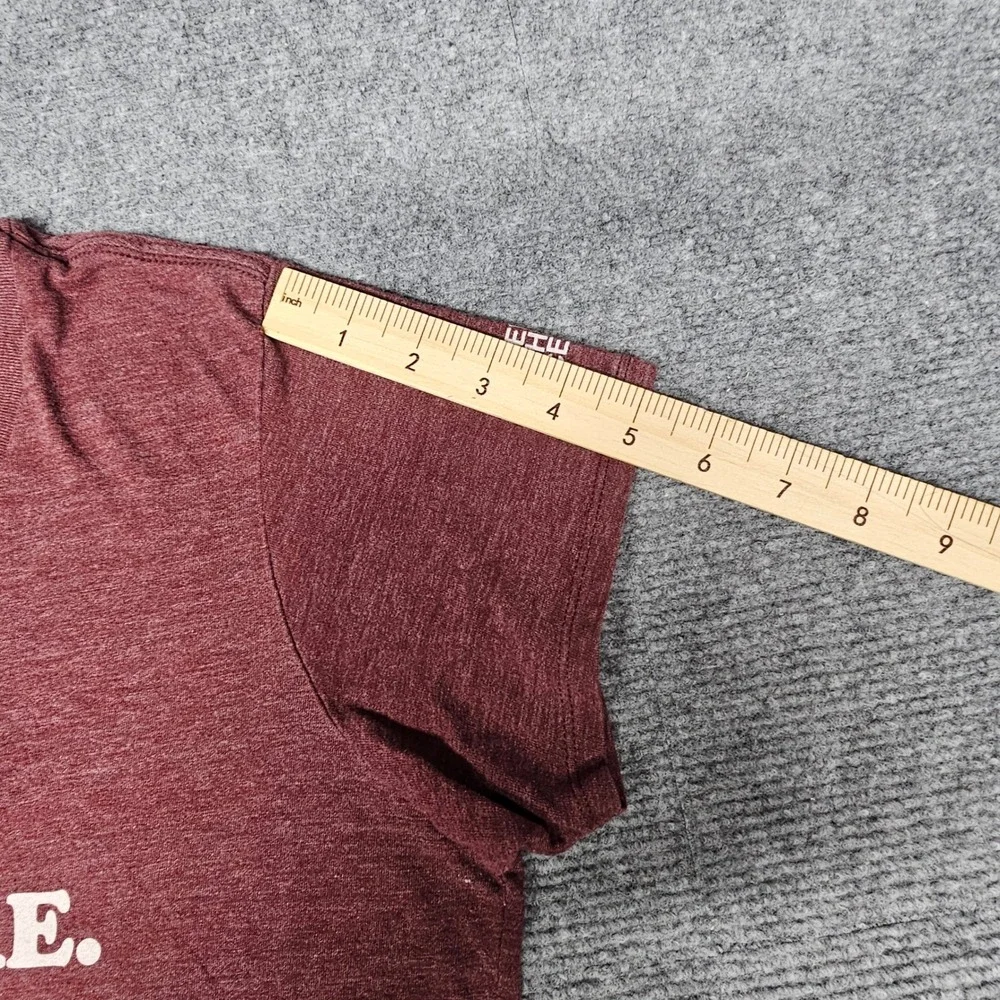 The North Face T-Shirt Womens L Red Take A Hike Graphic V-Neck Outdoor Gorpcore